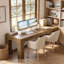 Two Person Desk, 70.9" Extra Long Desk for Home Office
