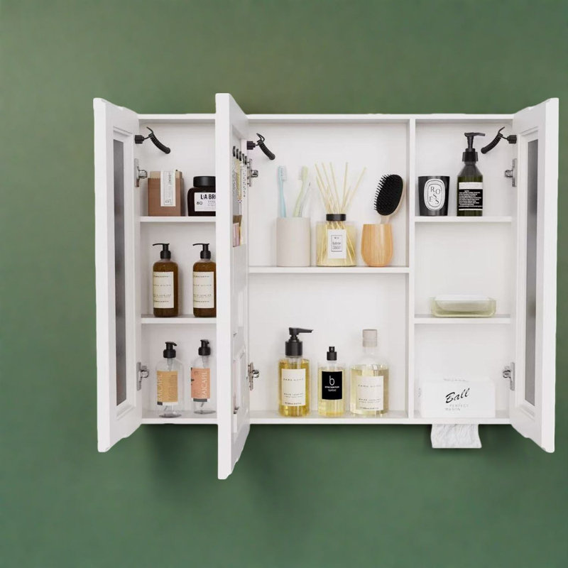Armoires à pharmacie à DEL anti-buée, maison de salle de bain moderne en plastique aluminium