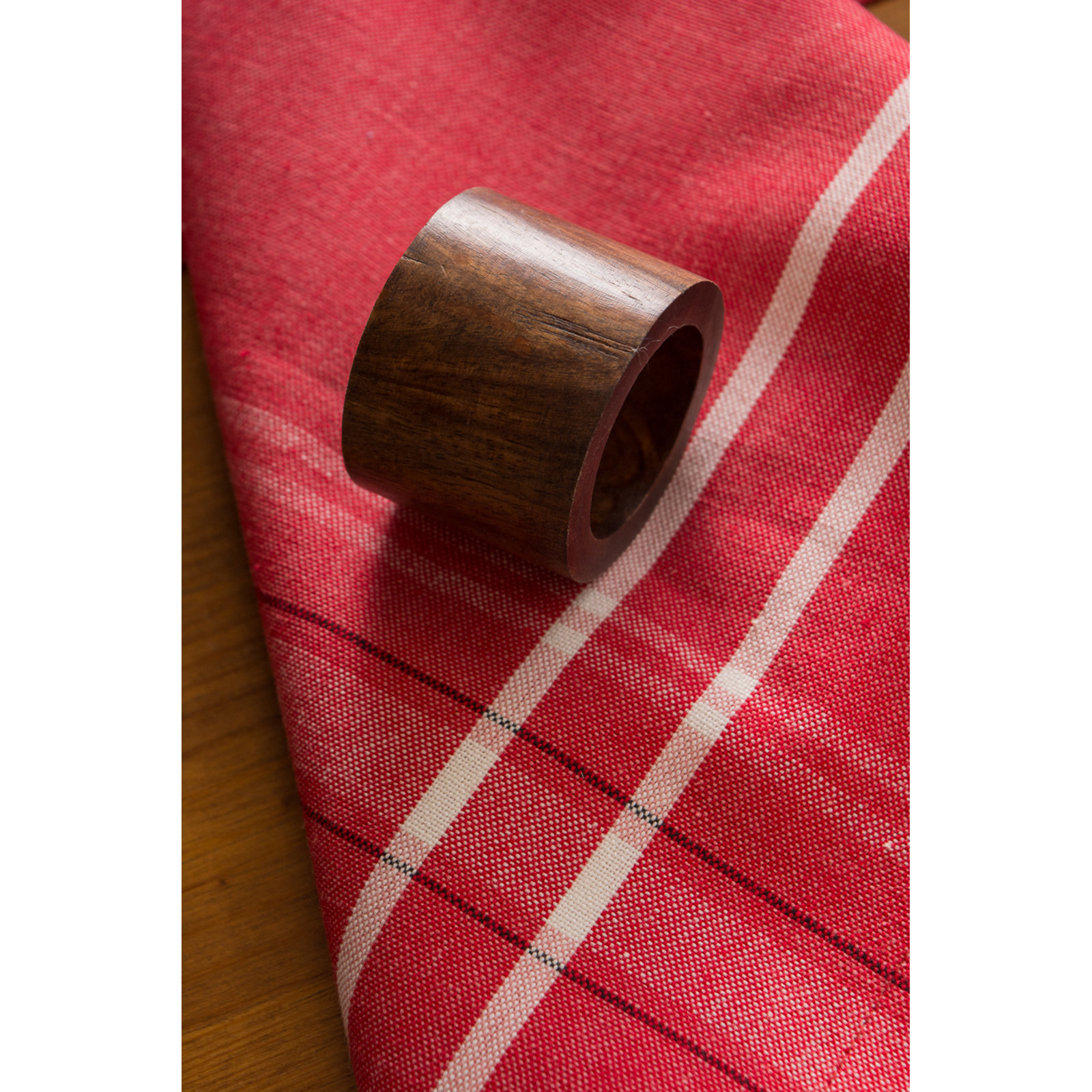Wood Napkin Ring, Honey