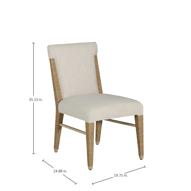 Maris Mahogany Handwoven Dining Side Chair