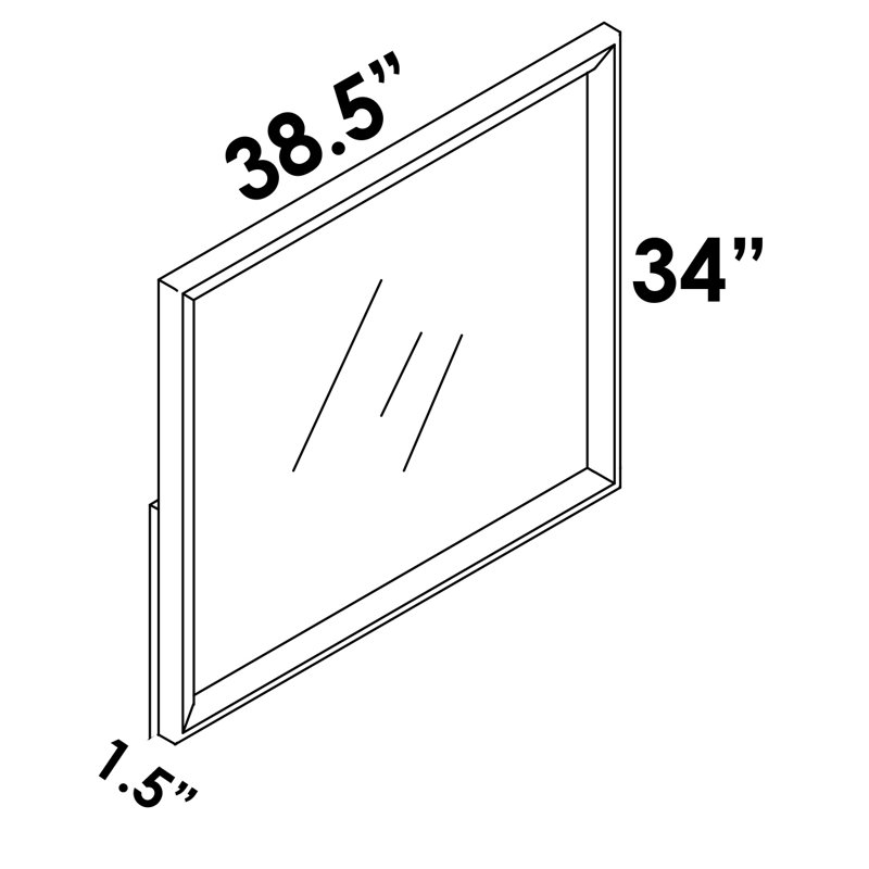 Miroir biseauté Rayna