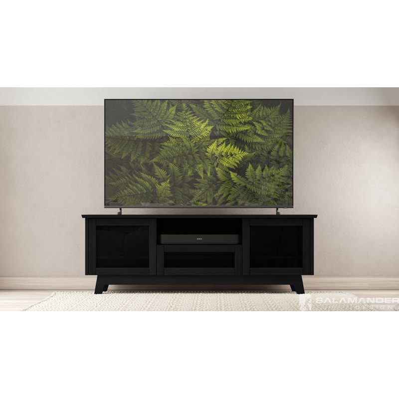 Av Basics Sdav5 Av Cabinet, Black Oak