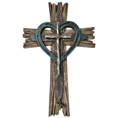 CROSS HORSESHOE HEART