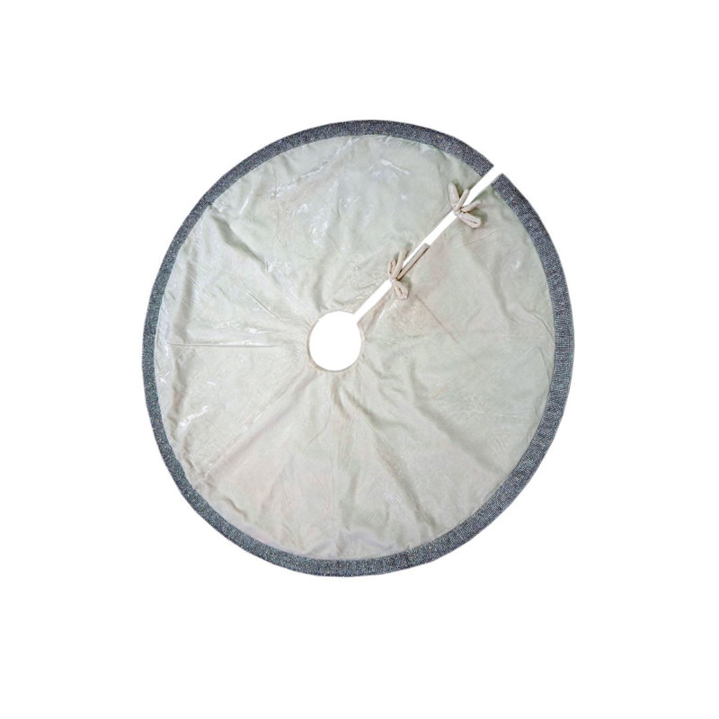 White Bling Tree Skirt 48"