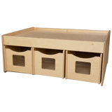 Activity Island Cubby with Table Only