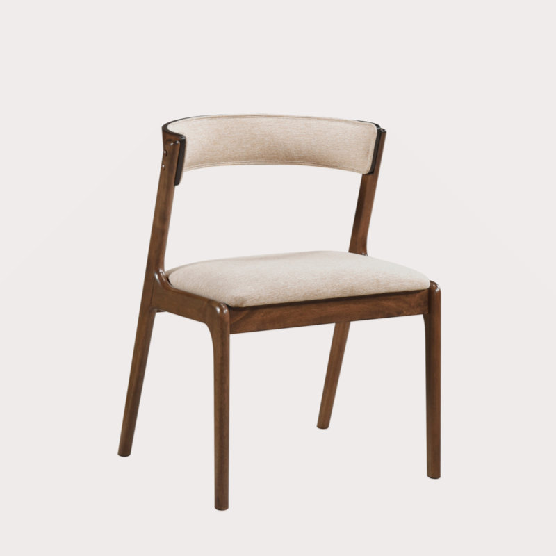 Ensemble de chaises de salle à manger en noyer 2 pièces