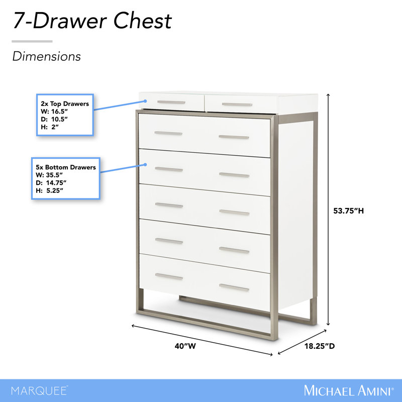 Marquee 7 - Drawer Dresser