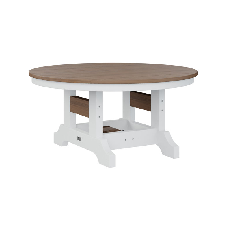 Garden Classic Outdoor Table, 18.5" H x 38" W x 38" D, Antique Mahogany