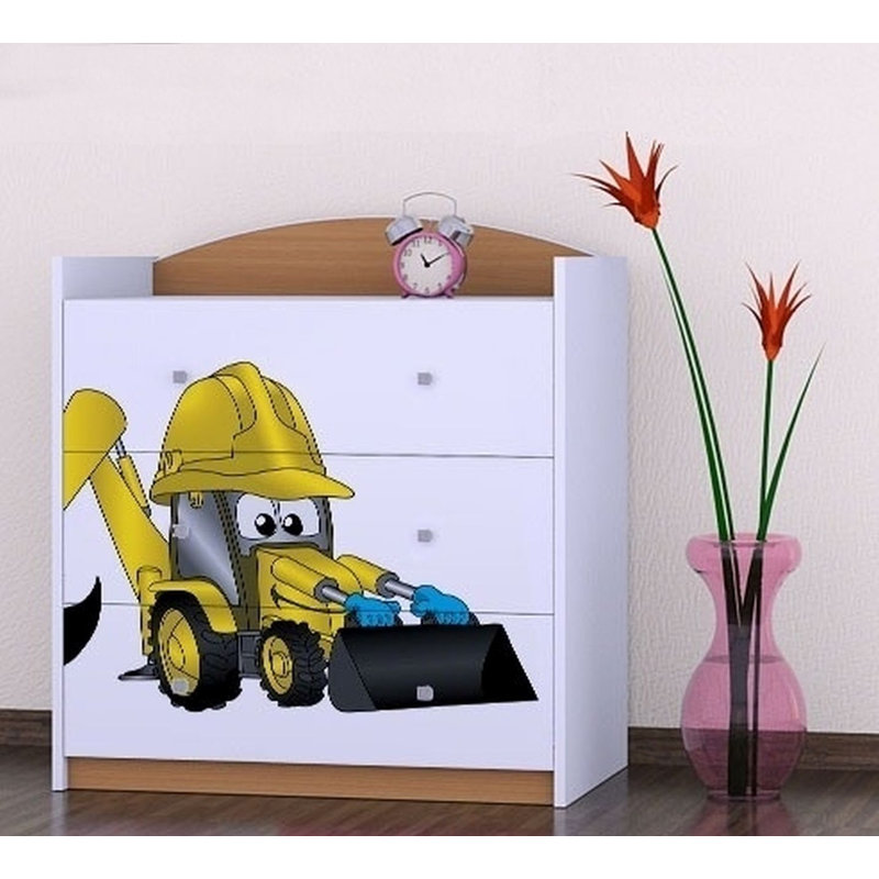 Nicholes Kids 3 - Drawer Chest, Beech