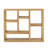 Open Shelf Bookcase, Freestanding Display Storage Cabinet With 7 Cube Storage Spaces, Floor Standing Bookshelf-331773236