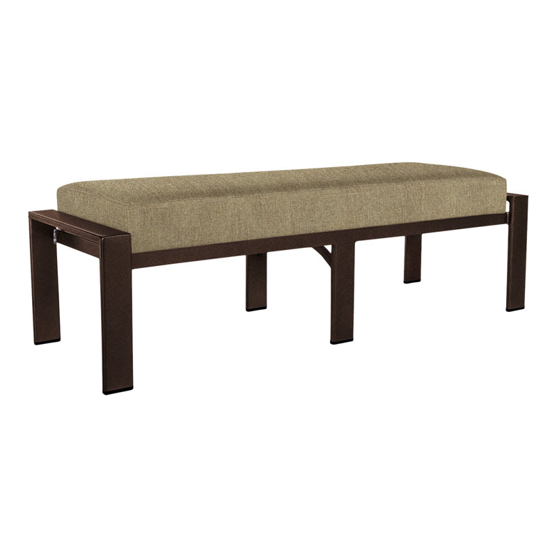 Studio Outdoor Bench, Copper Creek, Harris Stone