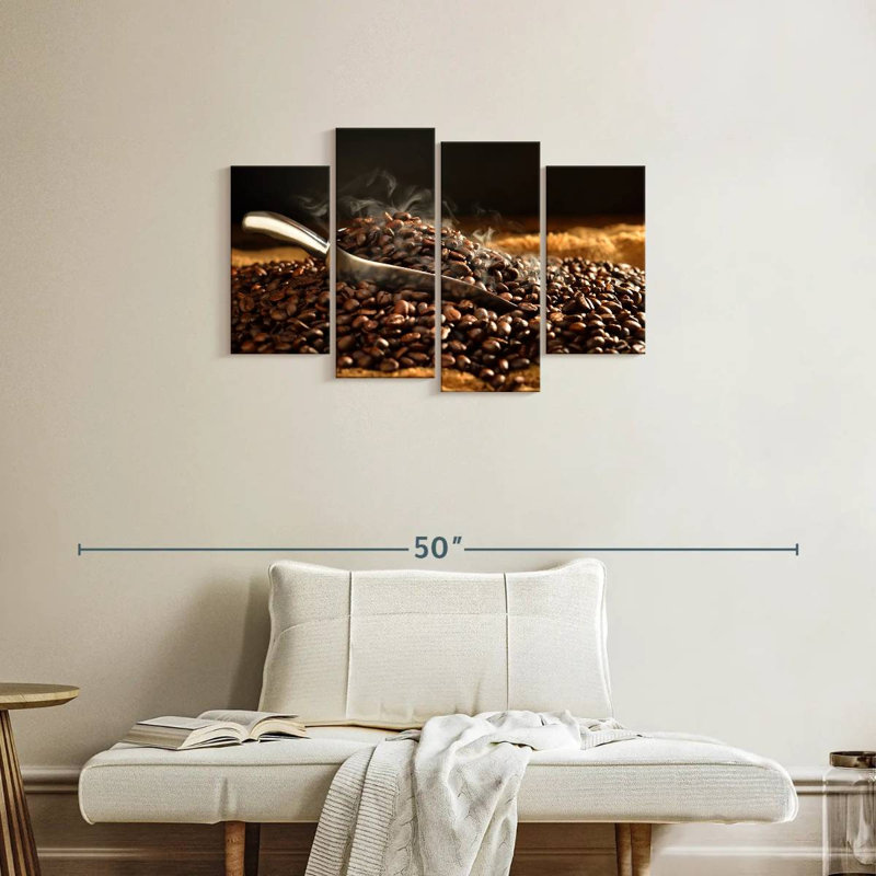 Grains de café torréfiés Yarlin, H 22 po x l 36 po