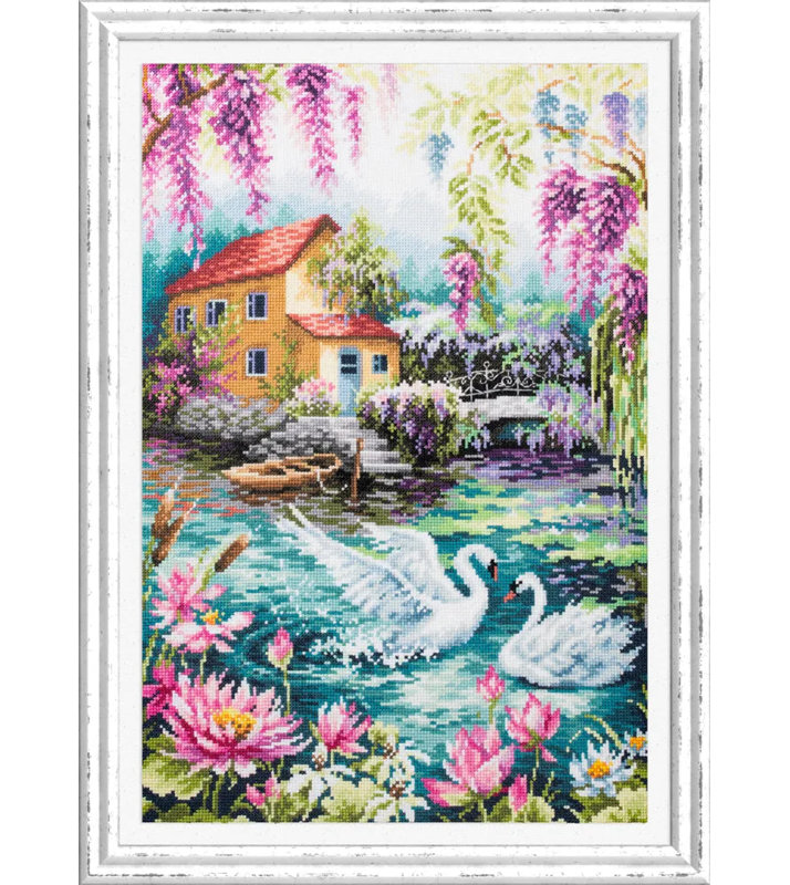  Kit de point de croix compté Dream Lake 250-705