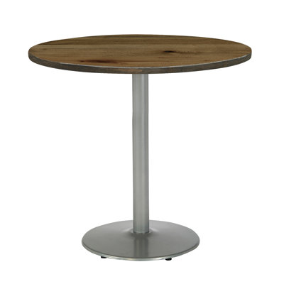 Urban Loft Round Solid Wood Breakroom Table