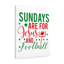 Jesus And Football - Wrapped Canvas Print-2135415378