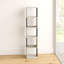 Chane Wall-Mounted Bookcase with 5 Shelves | Modern Storage Unit for Home or Office-37809542
