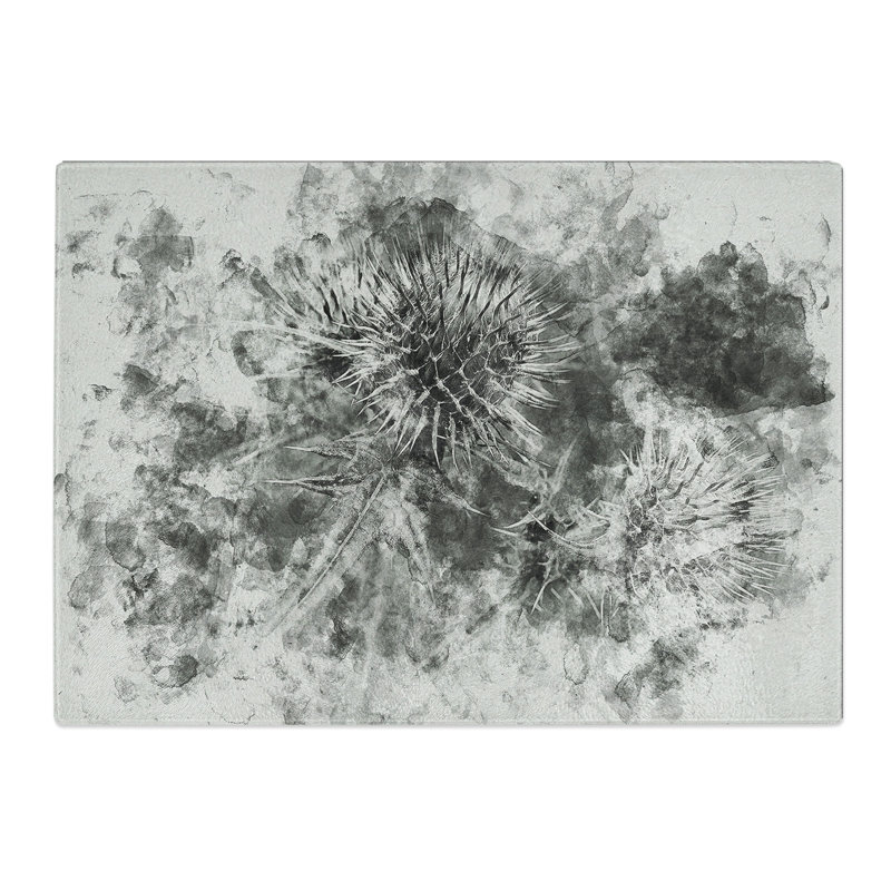 Thistle Flower Vol.5 Chopping Board, 20cm W x 28.5cm L