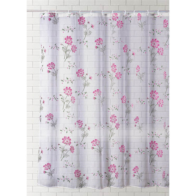 Rideau de douche Annilee Peva, Rose