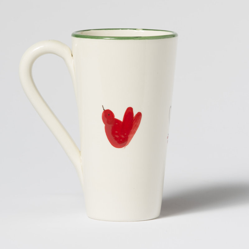 Old St. Nick Earthenware Latte Mug