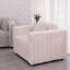 44,9 po modulaire en rose - confortable pour les espaces de vie. Rembourrage en éponge. Pour combiner les formes. Look élégant. Coussins amovibles. Structure en métal. Revêtement en microfibre. Multifonctionnel avec rangement. 1 siège-706907160-706907174
