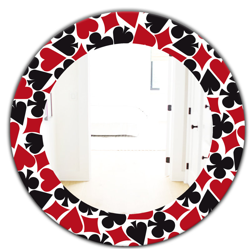 Miroir d'appoint mural, H 23,6 po x l 23,6 po