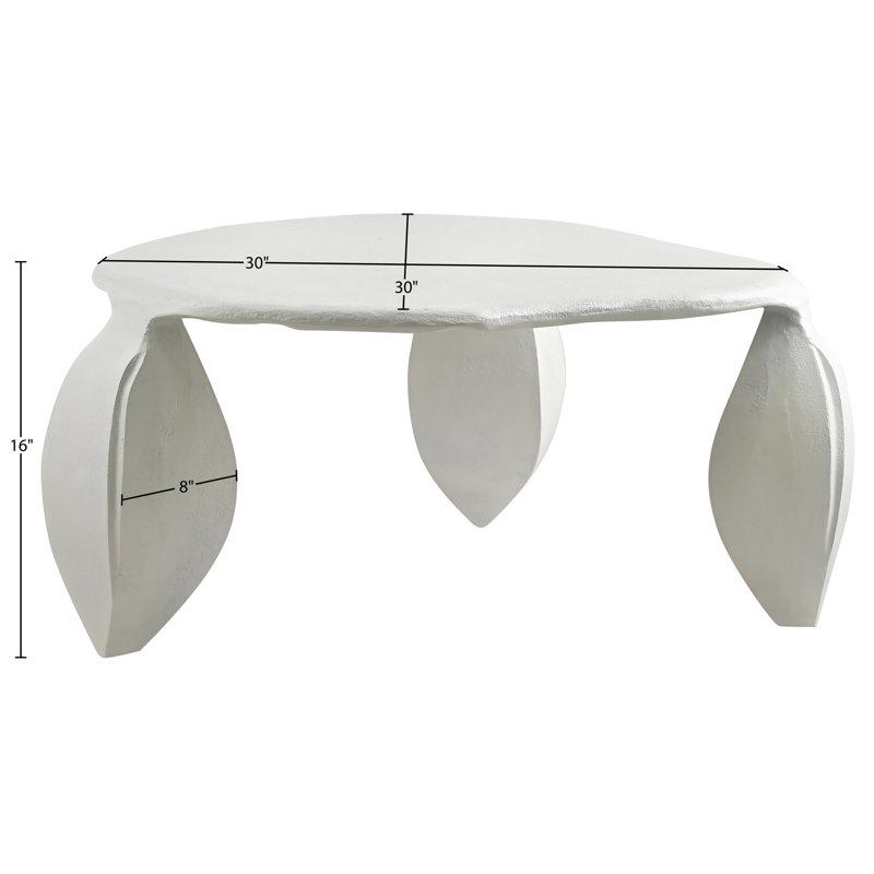 Table basse Pueblo, Crème, crème