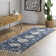 Hassan Geometric Blue Area Rug