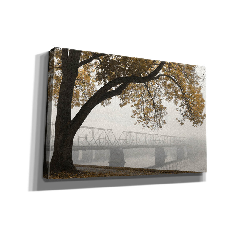 Foggy Riverview par Lori Deiter, H 12 po x l 18 po x P 0,75 po