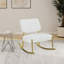 Petite chaise berçante rembourrée-105528053