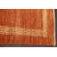Tapis de couloir oriental orange Karbe Gabbeh Kashkoli noué à la main 3 x 9 Karell