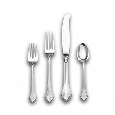 Wallace Sterling Silver French Regency 4 Piece Flatware Set, Service for 1