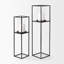 Devi 2 Piece Metal Tabletop Hurricane Set