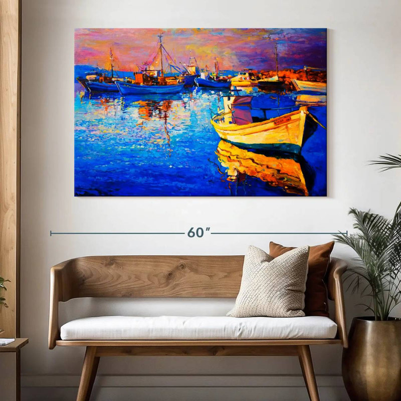 Mehar Sunset Oil, 34" H x 51" W