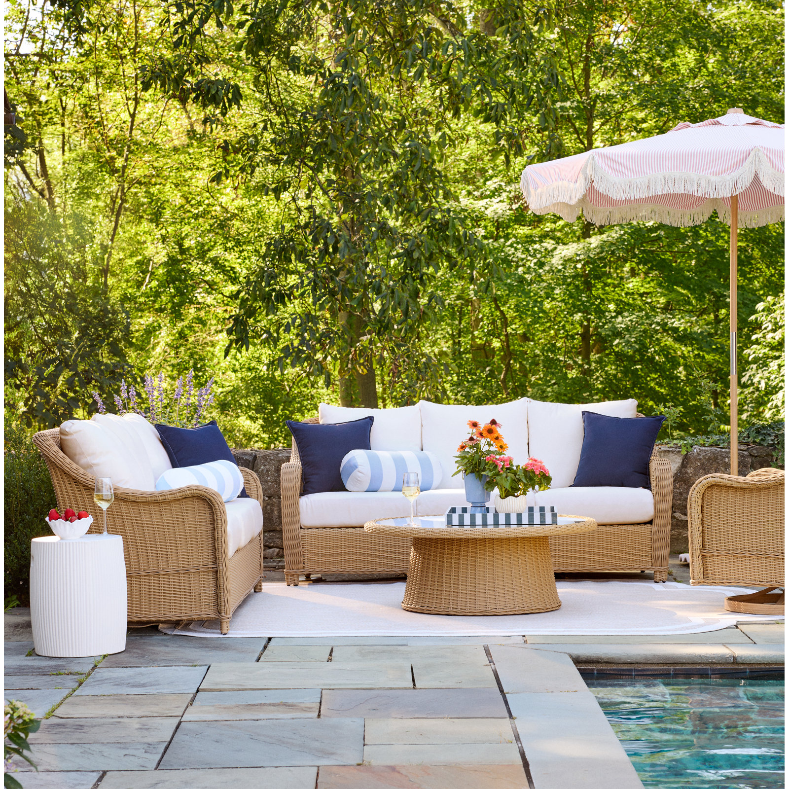 Hudson 5-Person Complete Patio Set