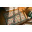 Antique American Hooked Rug Wool Ivory