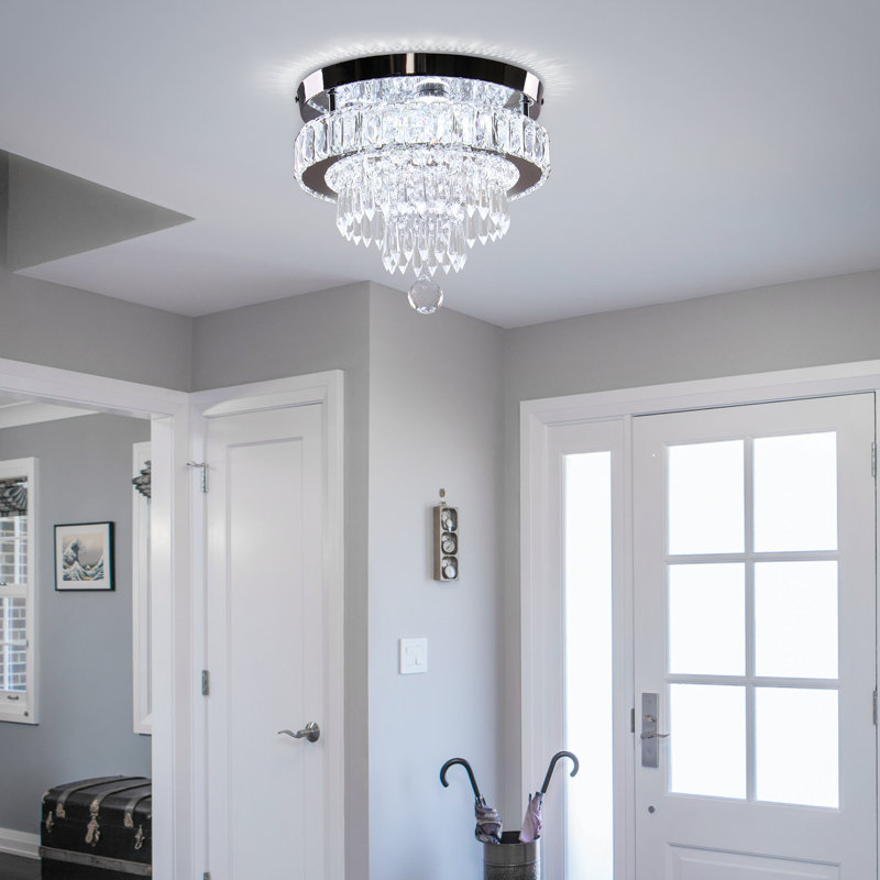 Geraldeen Dimmable LED Tiered Chandelier