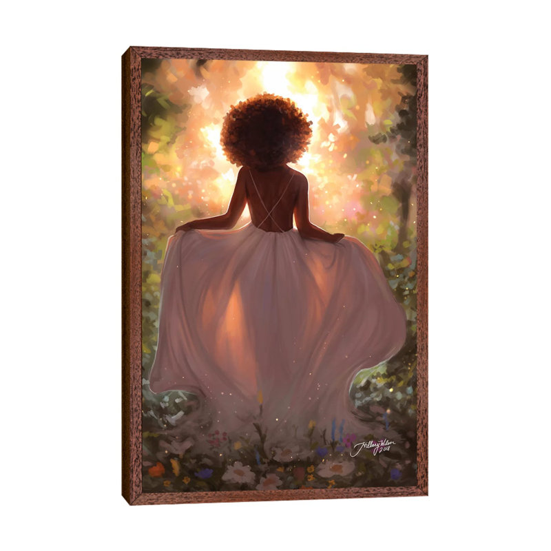 Mother Nature by Hillary D Wilson - Print on Canvas, 101.6 cm H x 66.04 cm W, Classic Brown Wood Framed Canvas