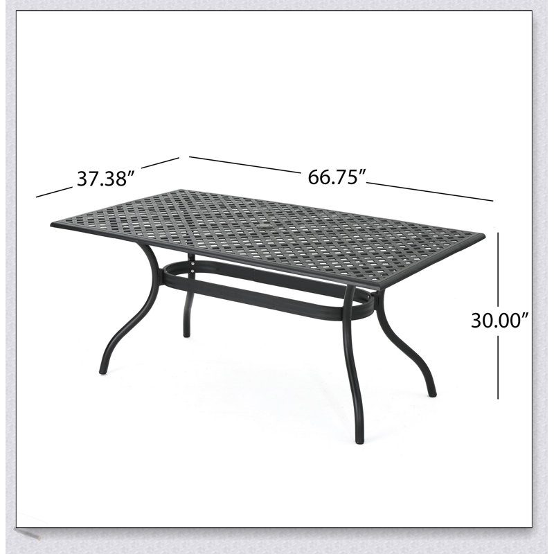 Table de salle à manger d'extérieur Cayman