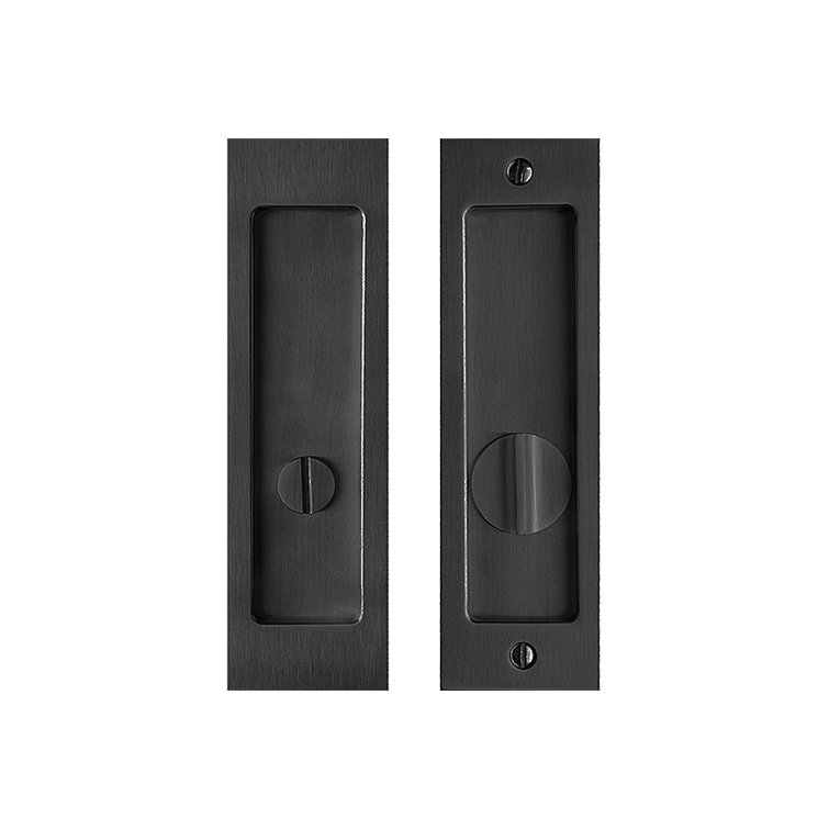 Rectangle Privacy Pocket Door Lock with Standard Turn Piece