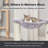 TRIXIE Baza 20-in Cat Scratching Posts, Durable Jute Cat Scratcher with Plush Hammock and Dangling Cat Toy