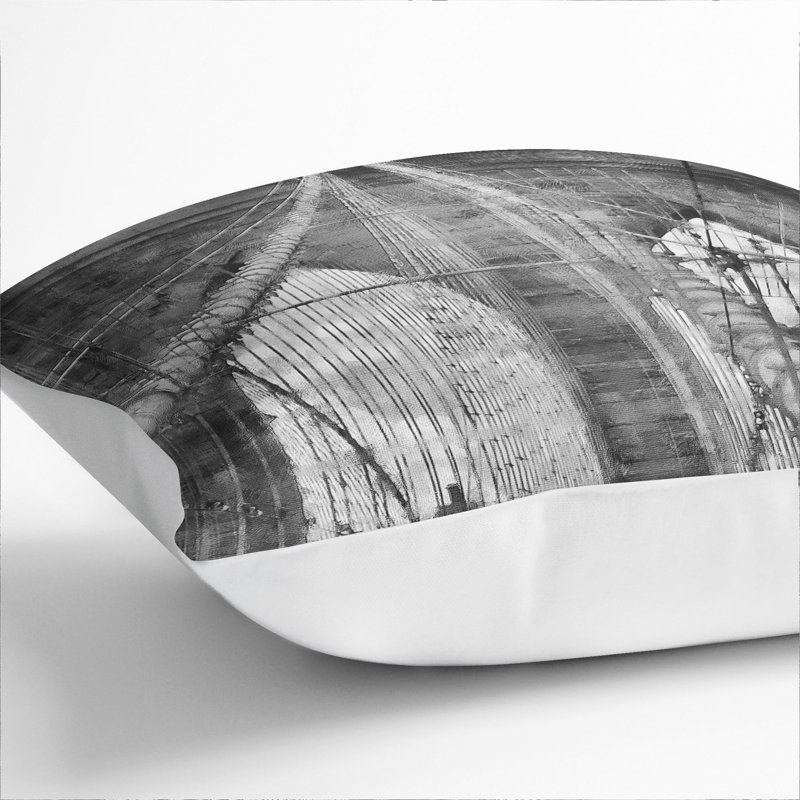 Square Cushion, White, 40cm H x 40cm W x 15cm D