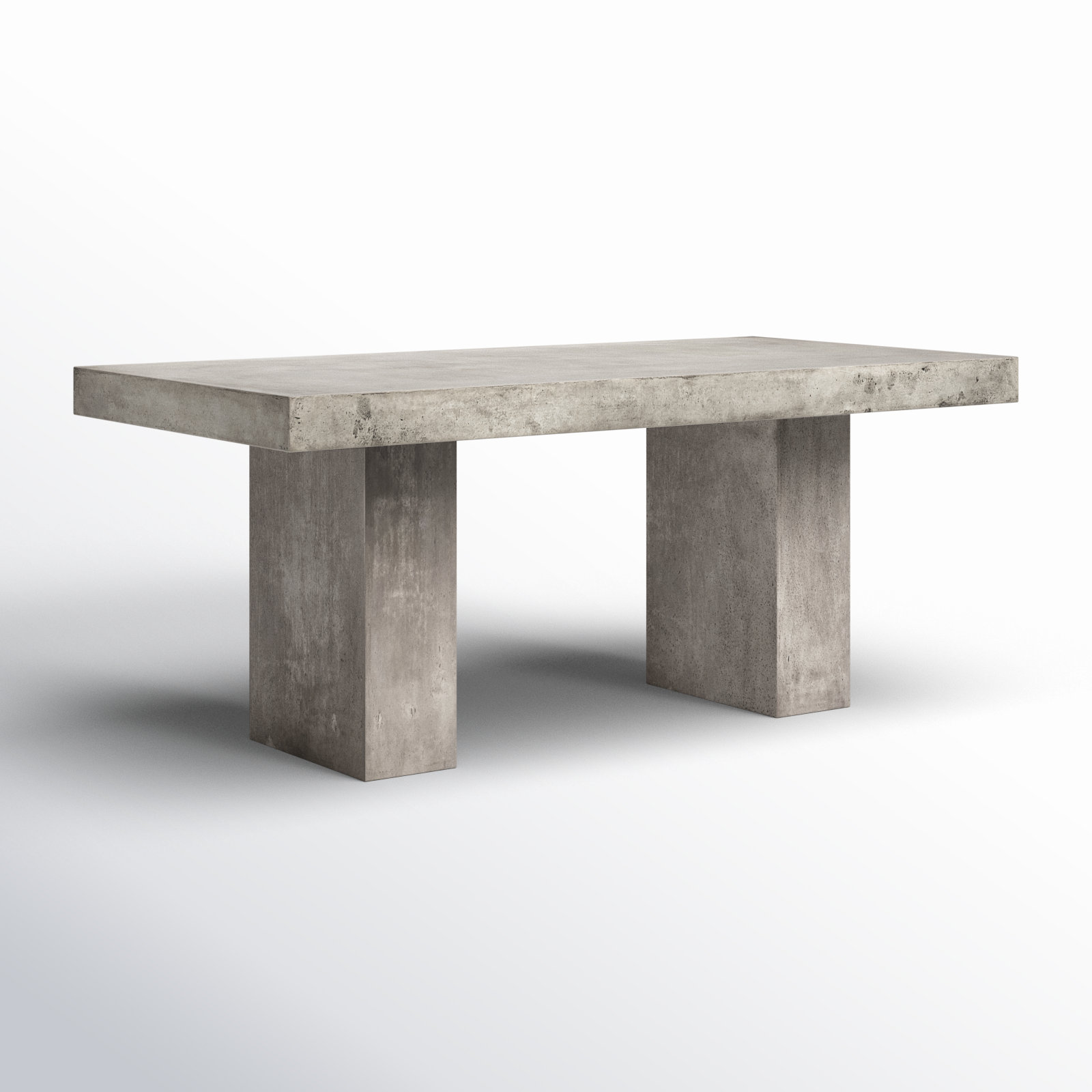Kareen Pedestal Dining Table, Dark Gray, Bar Table (41.75" Height), 70.75" L x 35.5" W
