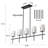 5-light Fabric Kitchen Island Chandelier