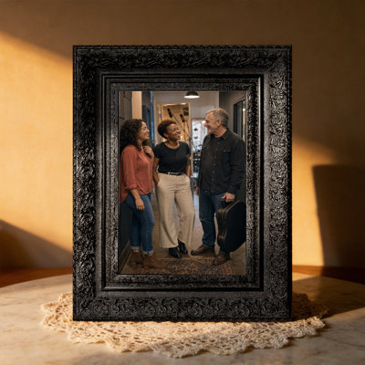 11" x 14" Black 1PC Portrait Picture Frame for Desk Decor