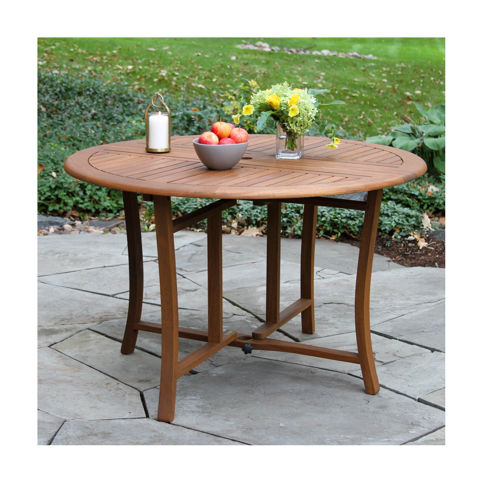 Kinsler Round 4 - Person Dining Set, 30" H x 43" W x 43" D