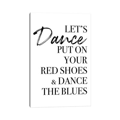 Let's Dance by Mambo Art Studio - Wrapped Canvas Gallery-Wrapped Canvas Giclée