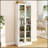 Durable Metal Kitchen Pantry Cabinet With 5 Adjustable Shelves, 72 Inch Tall Freestanding Storage For Home Organization
