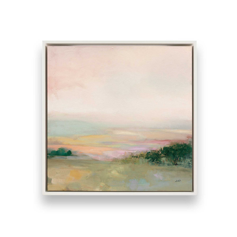 Vallée sombre et brillante, Impression encadrée sans passe-partout, Blanc, H 20 po x l 20 po x P 1,25 po