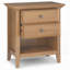Amherst - Table de chevet - Brun clair doré