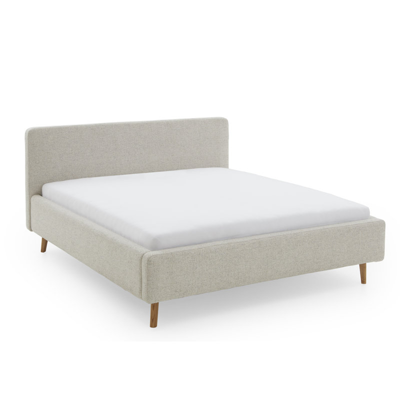Alyssa Upholstered Bed, 160 x 200cm, Beige